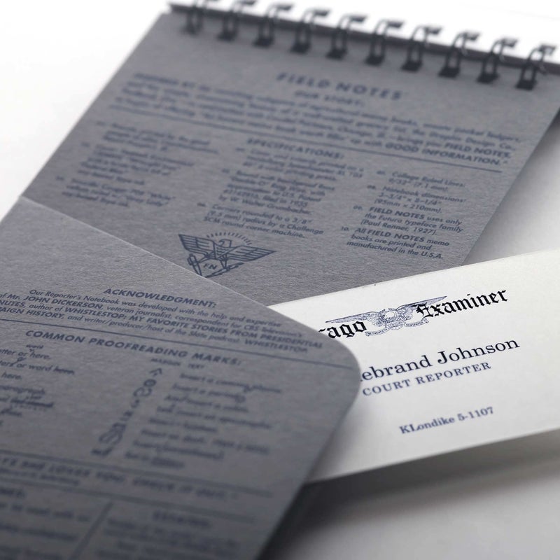 Field Notes - Front Page 2-Pack of Reporter's Notebooks - 3.75" x 8" - Image 4